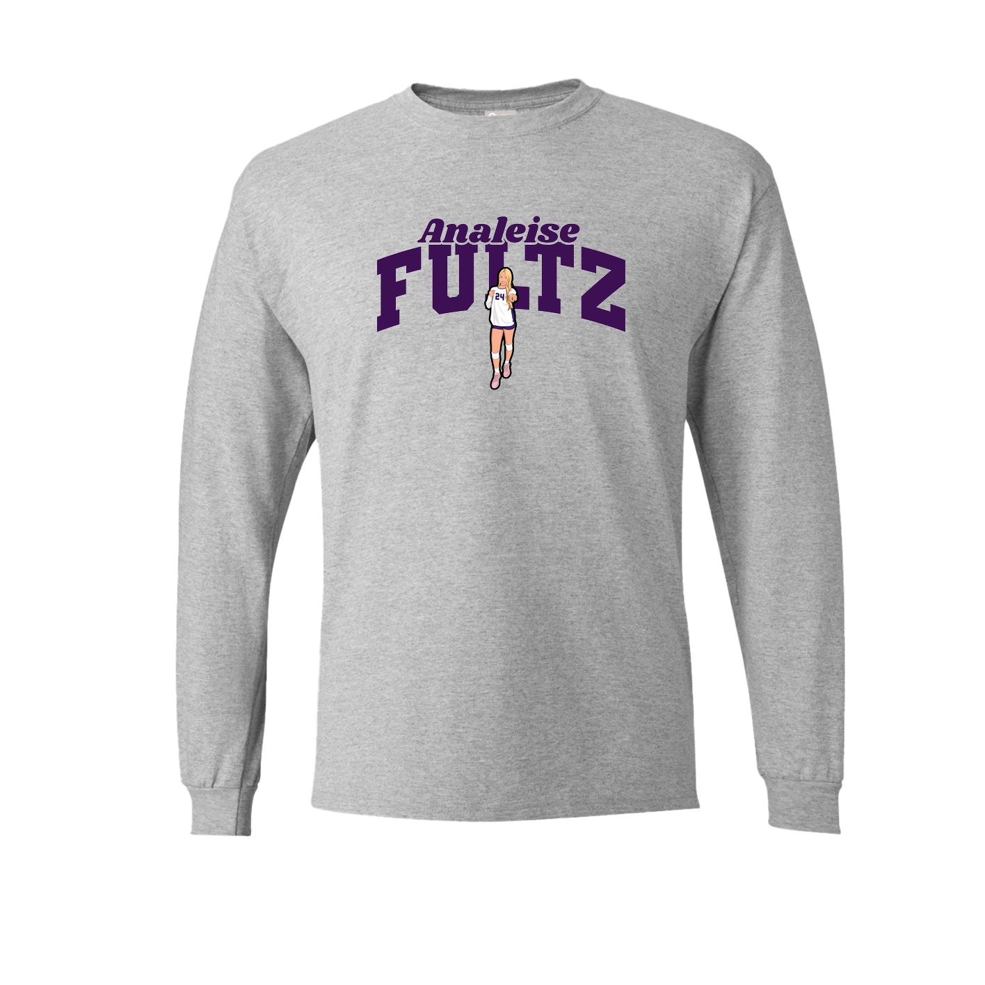 Long Sleeve Tee — Signature Arch in Grey
