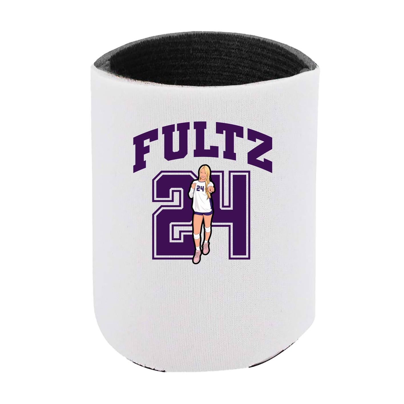Can Holder — Number in White