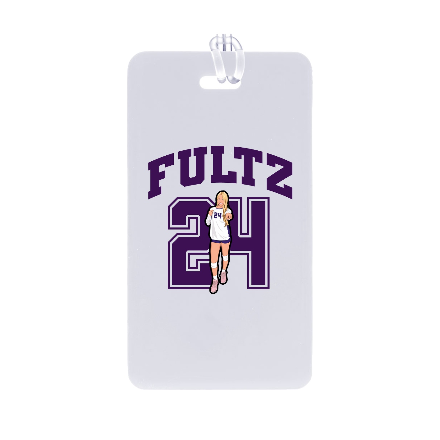 Bag Tag — Number in Classic