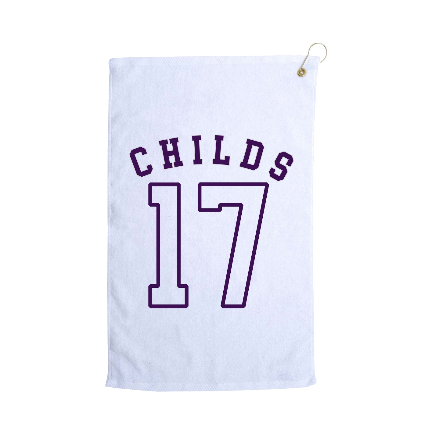 Golf Towel — Shirsey Arch in White