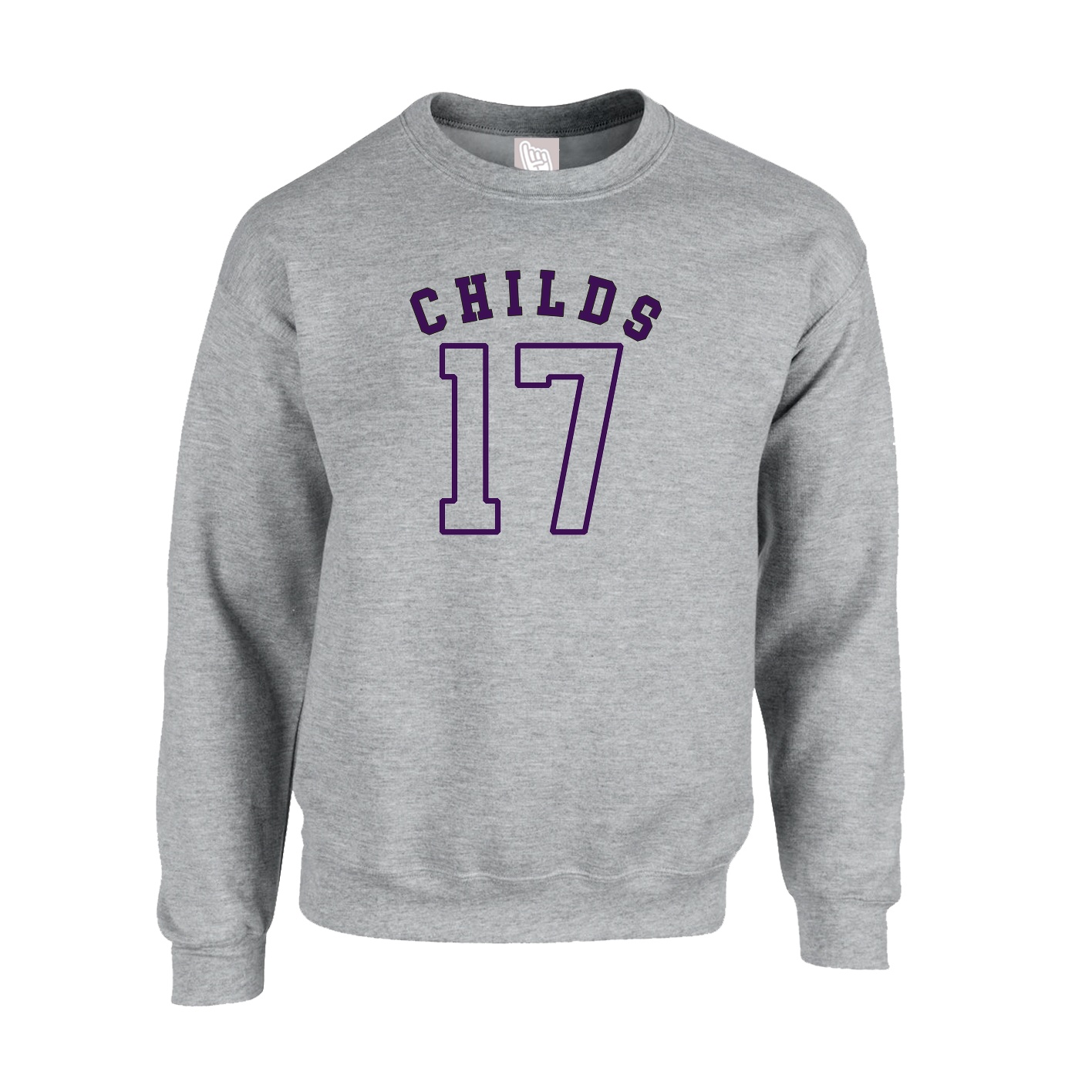 Fleece Crew — Shirsey Arch in Grey