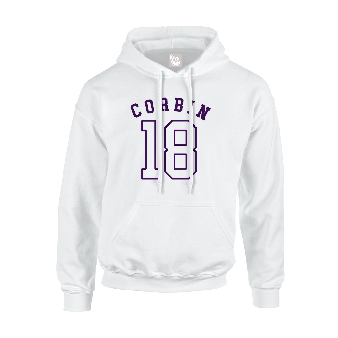 Hoodie — Shirsey Arch in White
