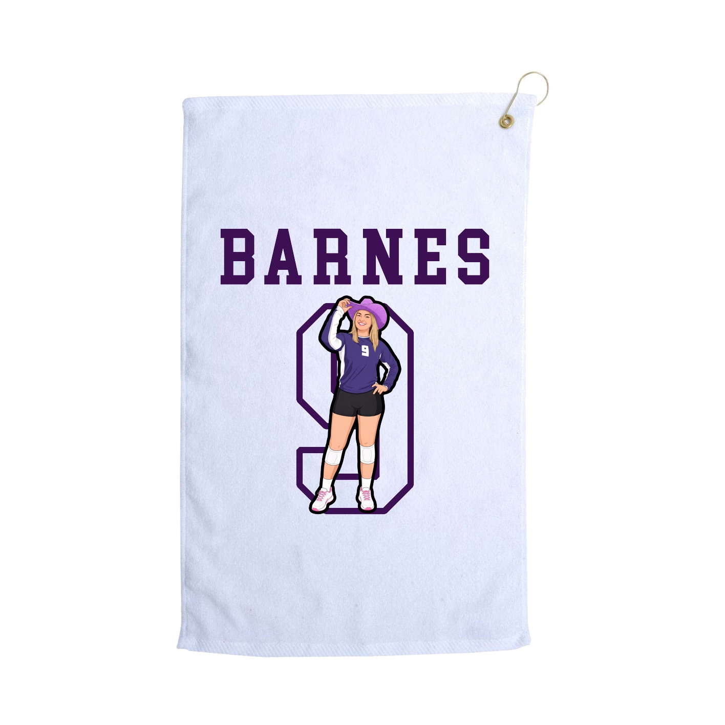 Golf Towel — Shirsey in White