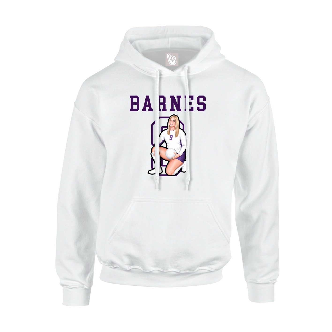 Hoodie — Shirsey in White