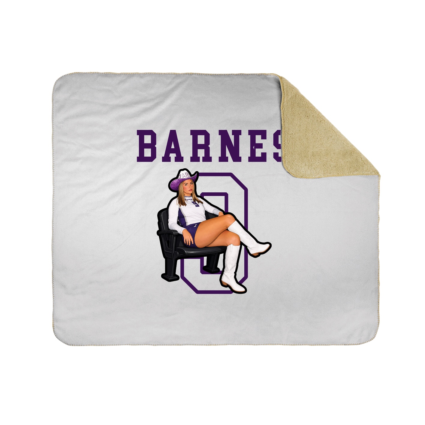 Throw Blanket — Shirsey in White