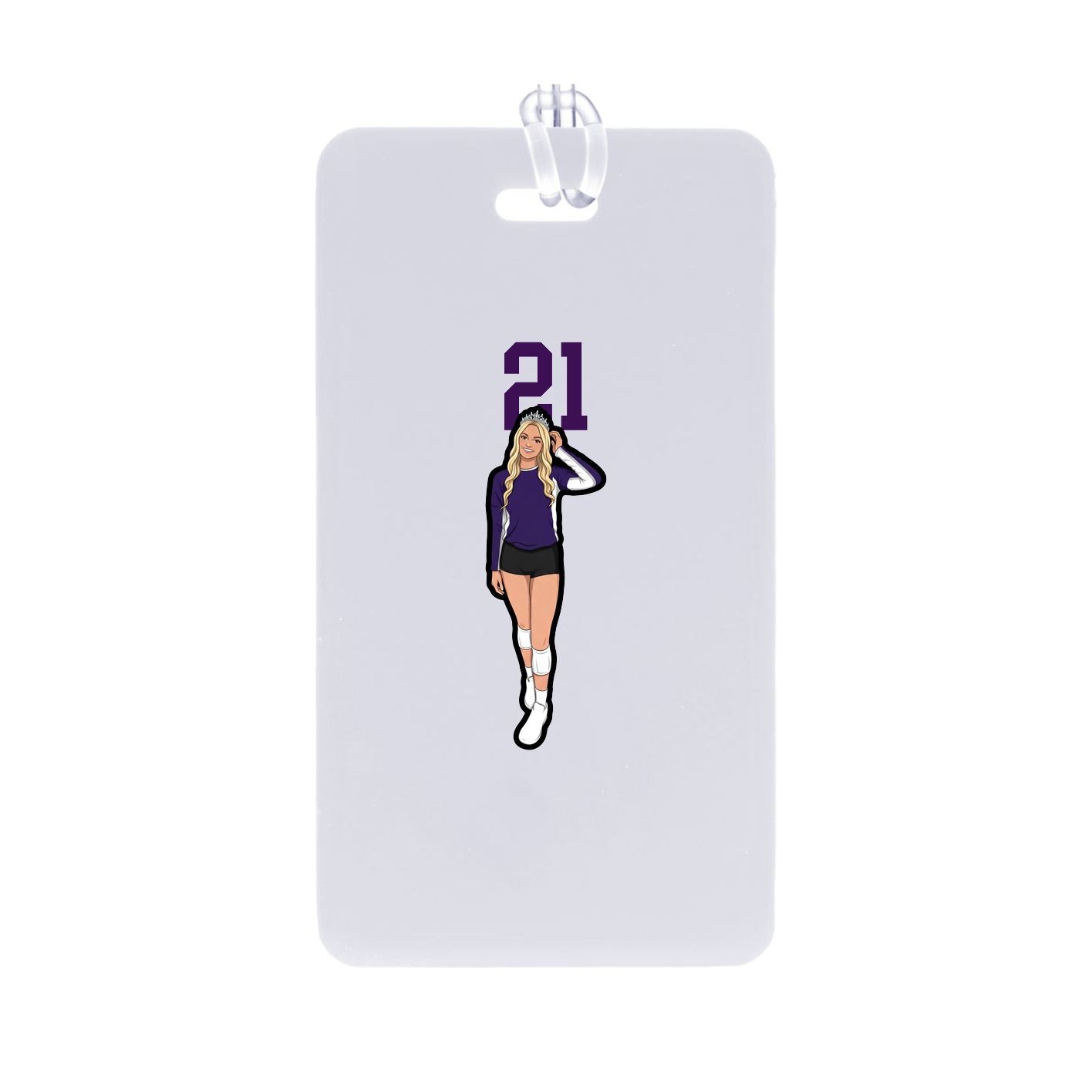 Bag Tag — Number Top in Classic