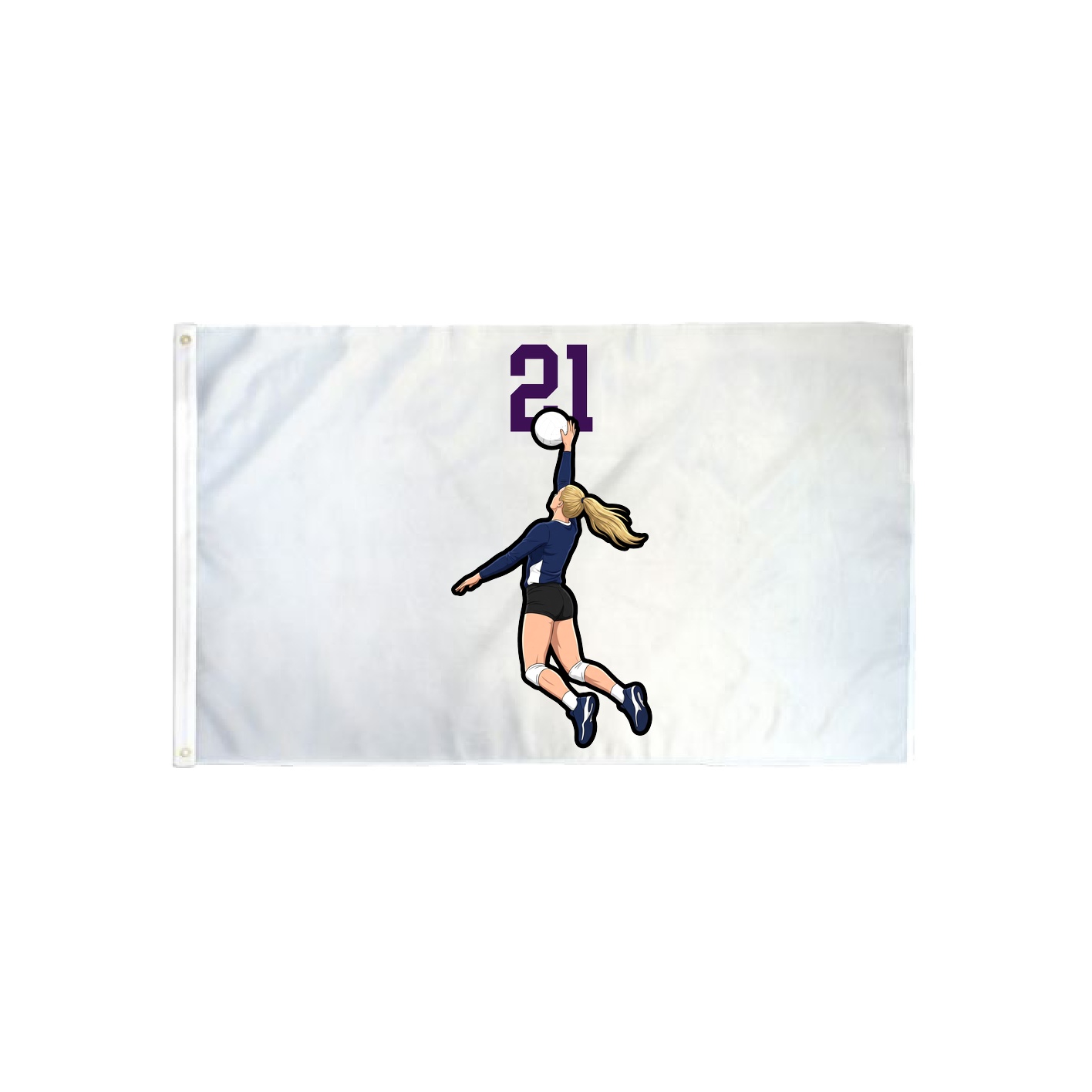 3x5 Flag — Number Top in Classic