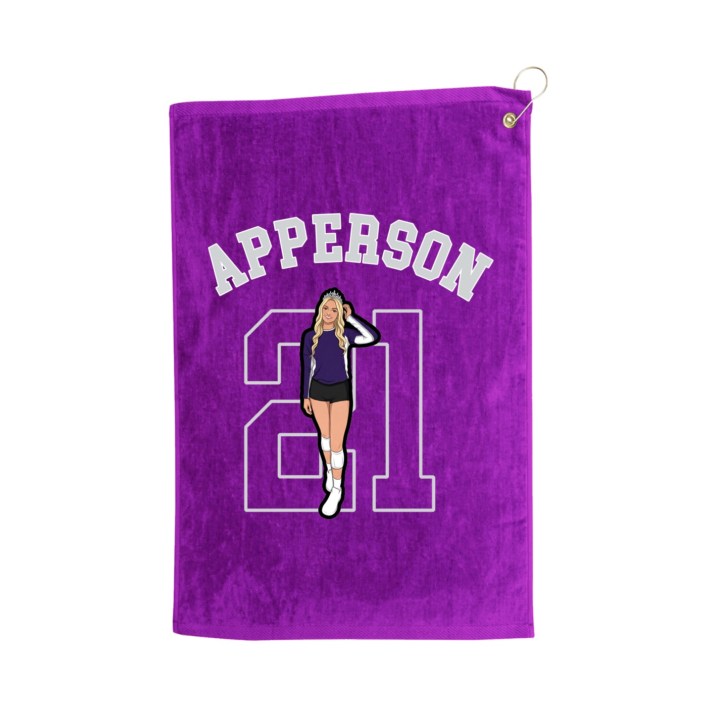 Golf Towel — Shirsey Arch in Purple