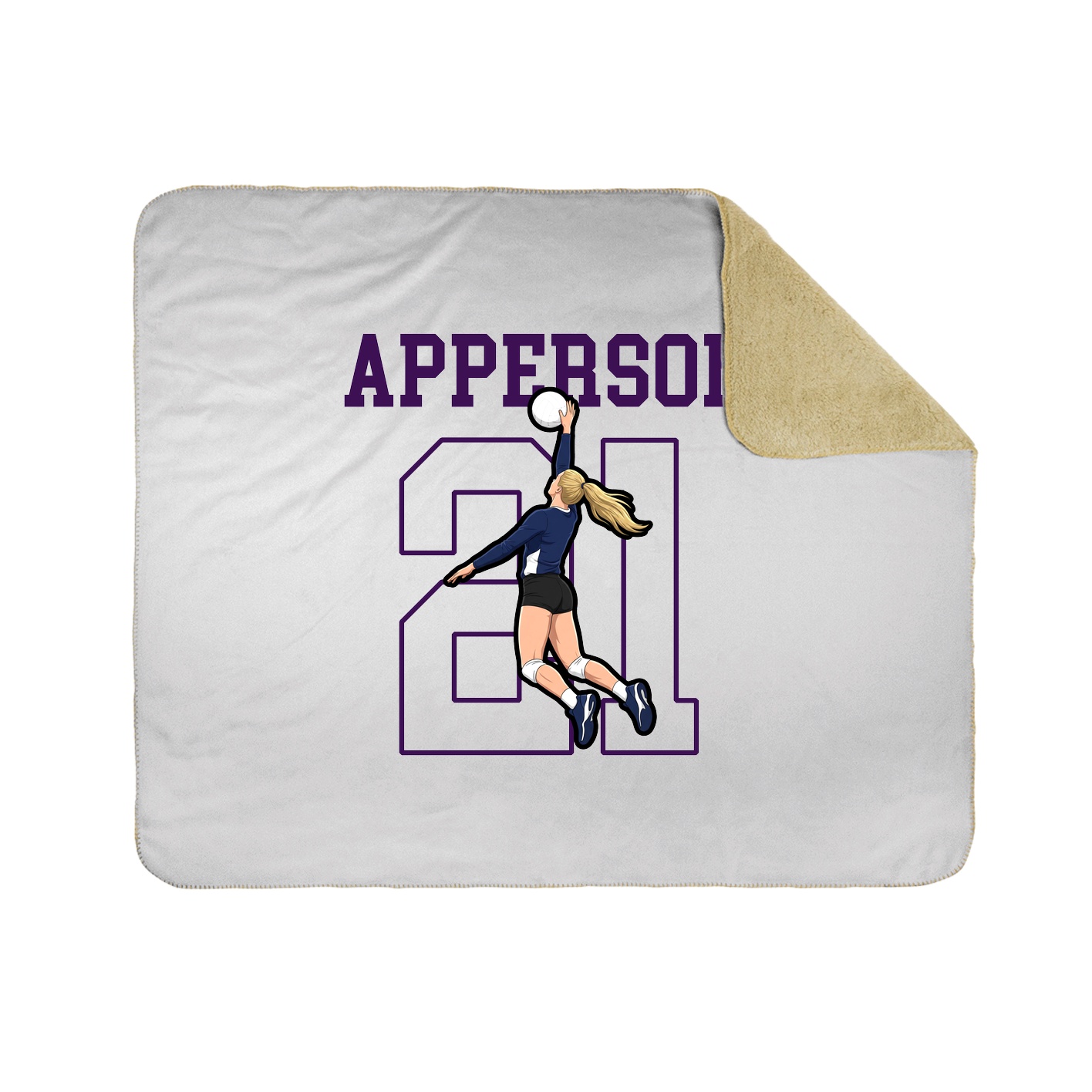 Throw Blanket — Shirsey in White