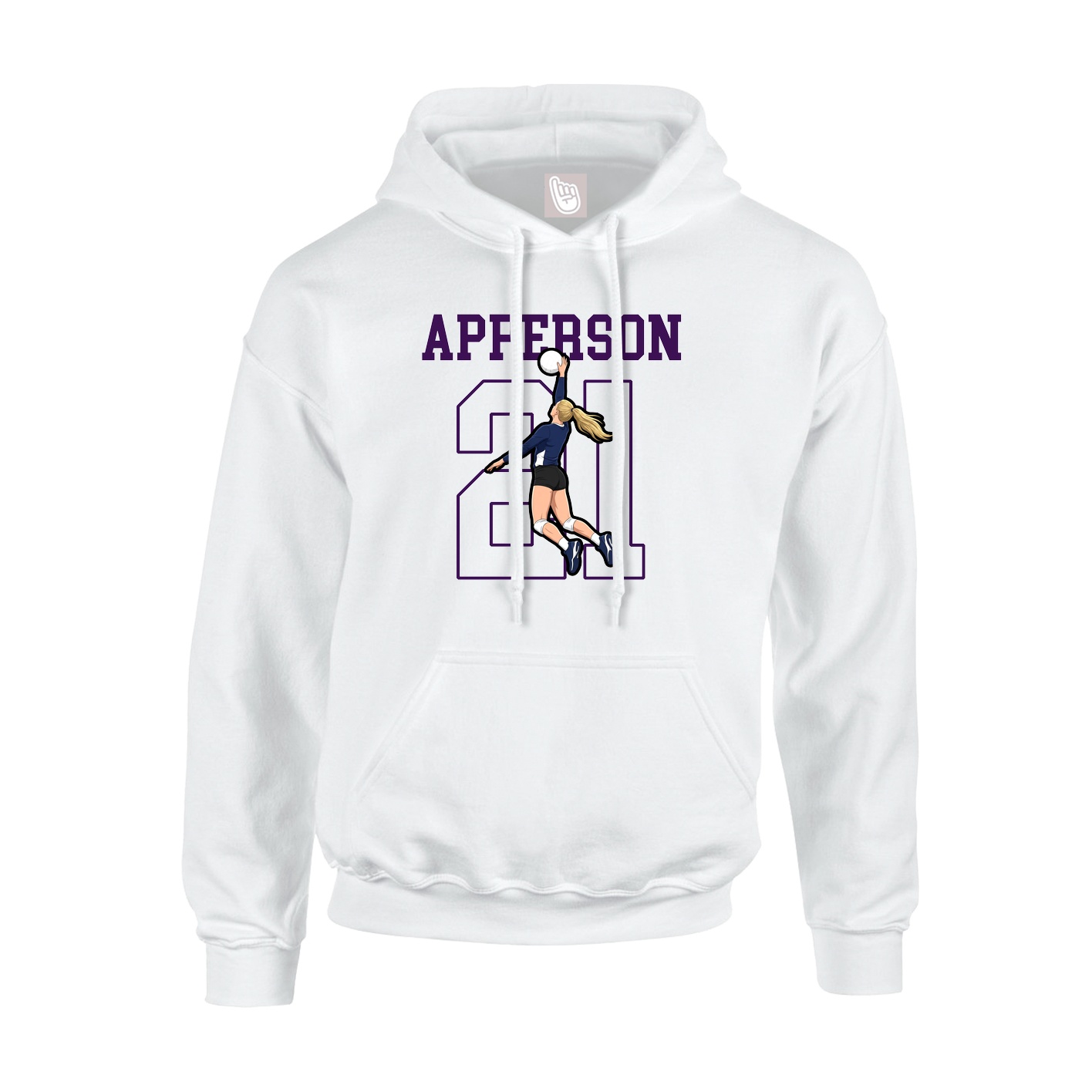 Hoodie — Shirsey in White