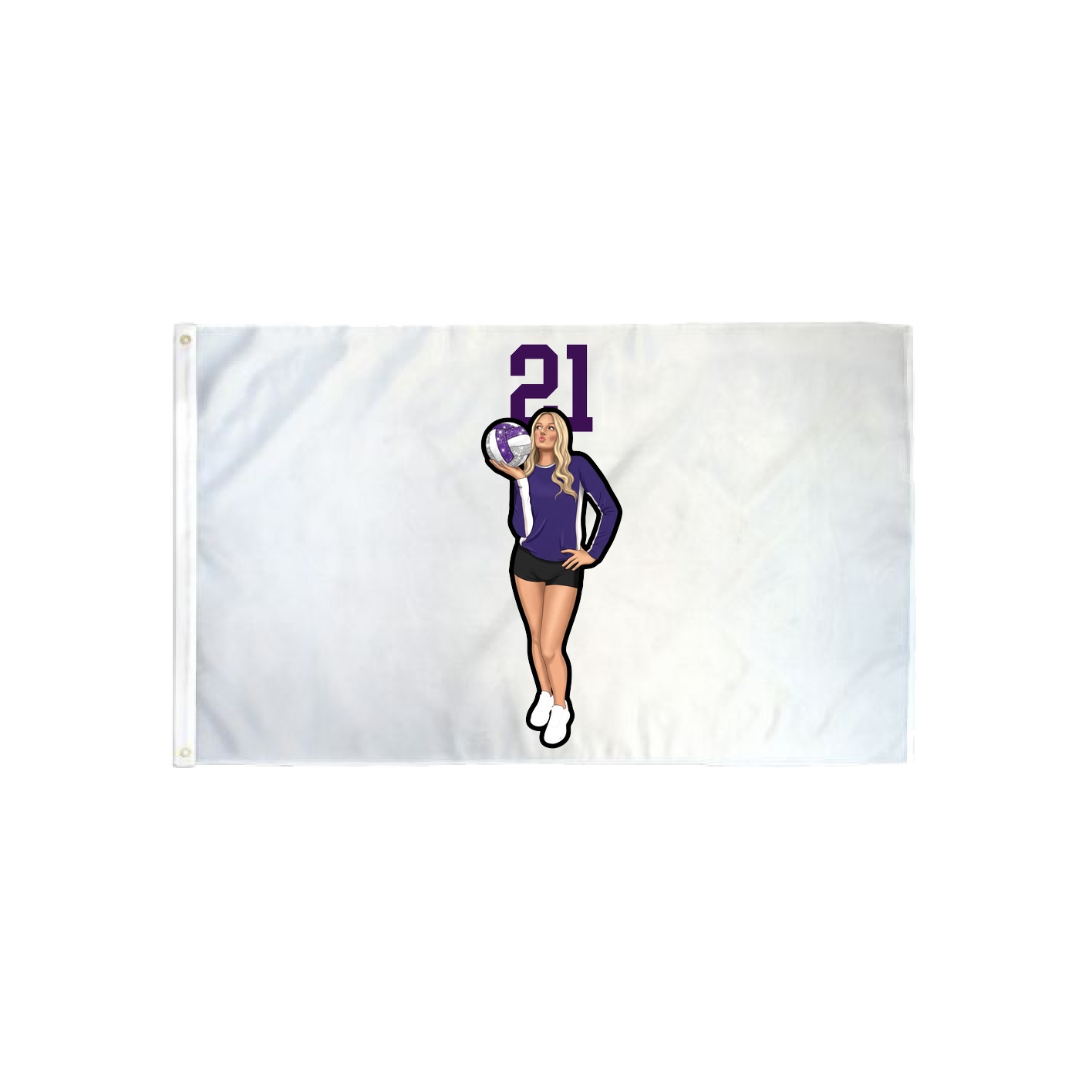 3x5 Flag — Number Top in Classic