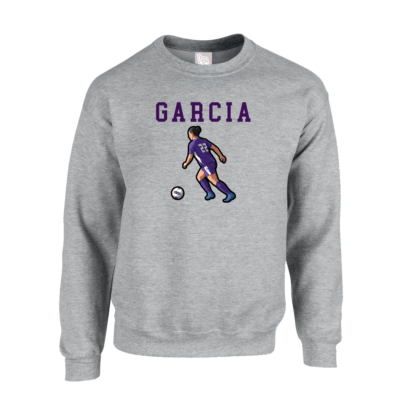 Fleece Crew — Shirsey in Grey