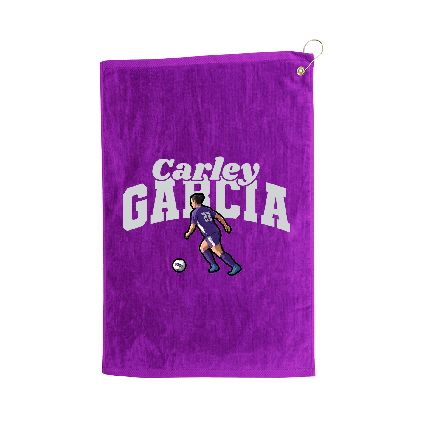 Golf Towel — Signature Arch in Purple