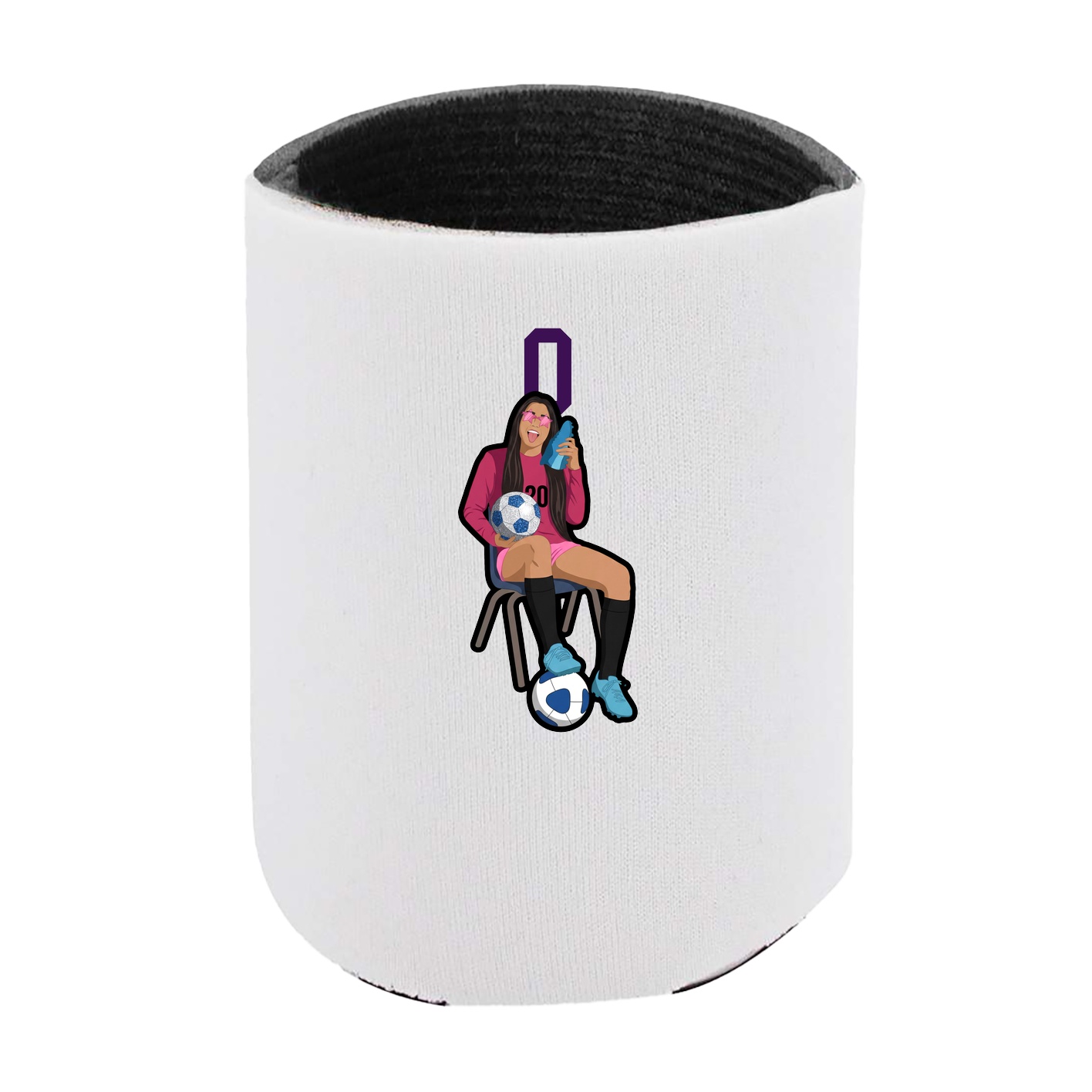 Can Holder — Number Top in White