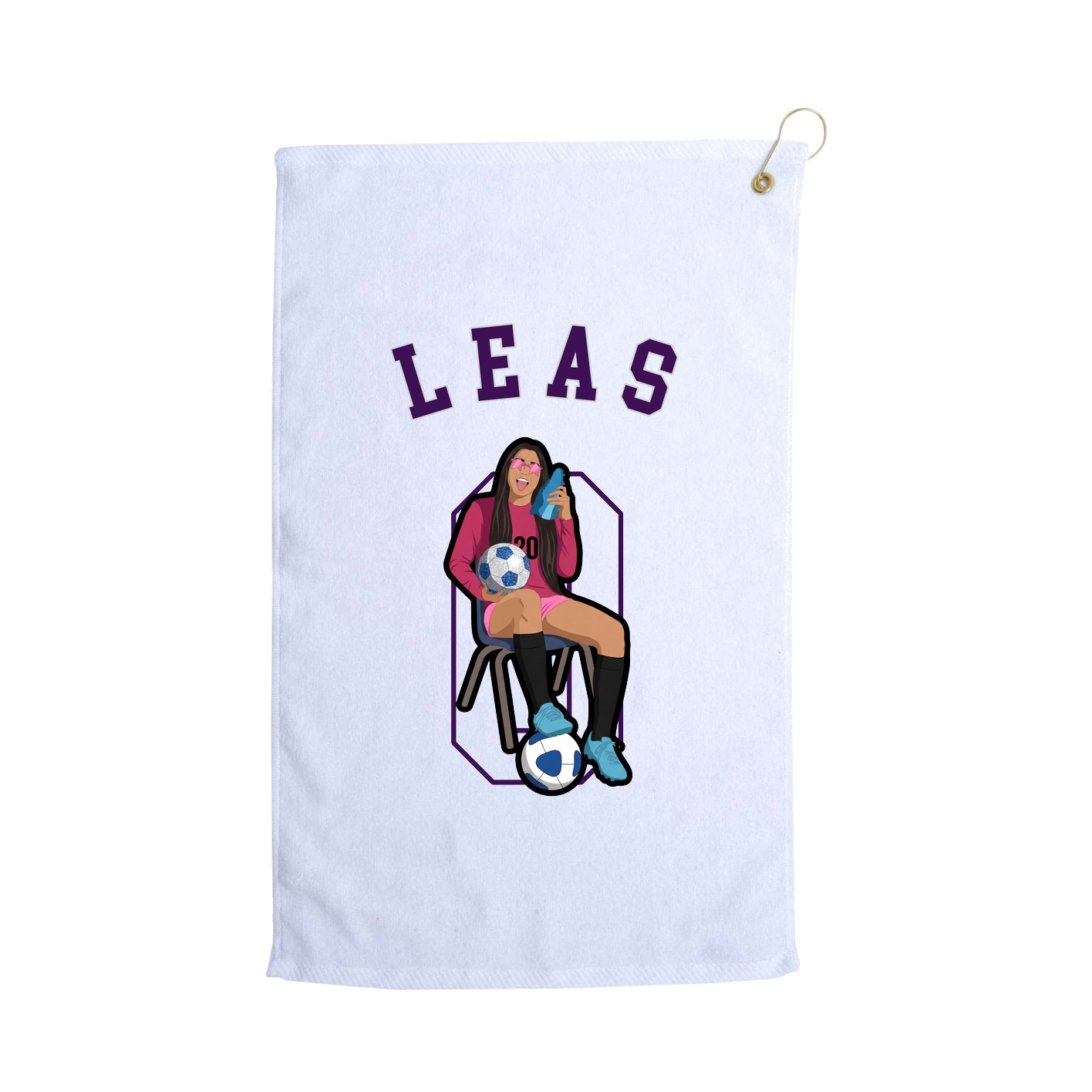 Golf Towel — Shirsey Arch in White