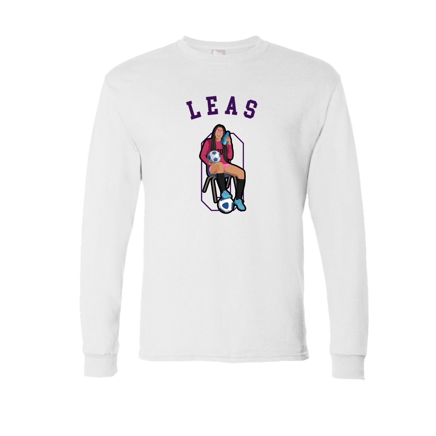 Long Sleeve Tee — Shirsey Arch in White