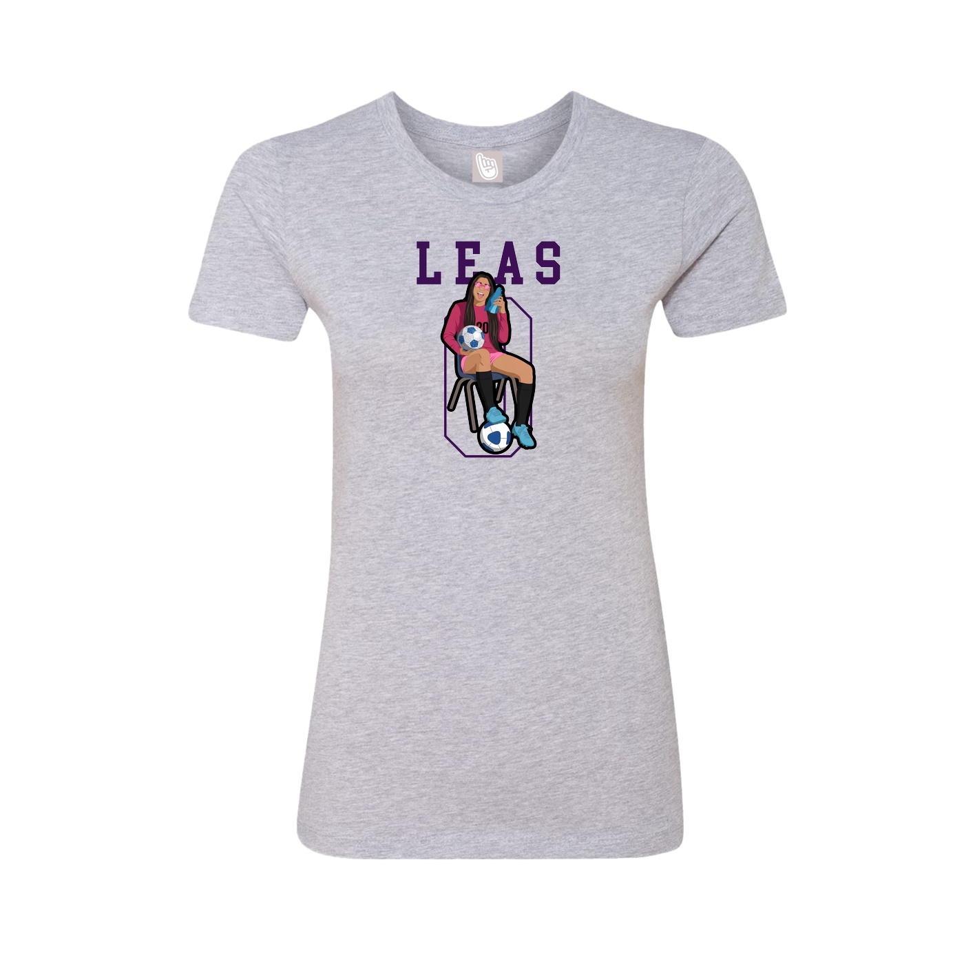 Fitted Women's Tee — Shirsey in Grey