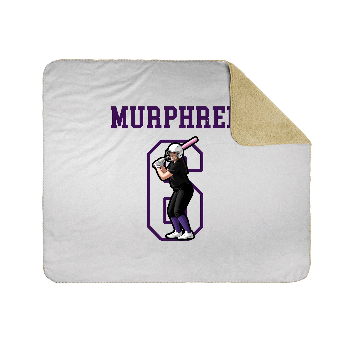 Throw Blanket — Shirsey in White