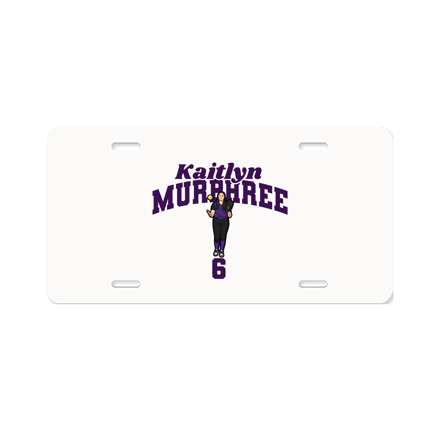 License Plate — Signature Arch in Classic