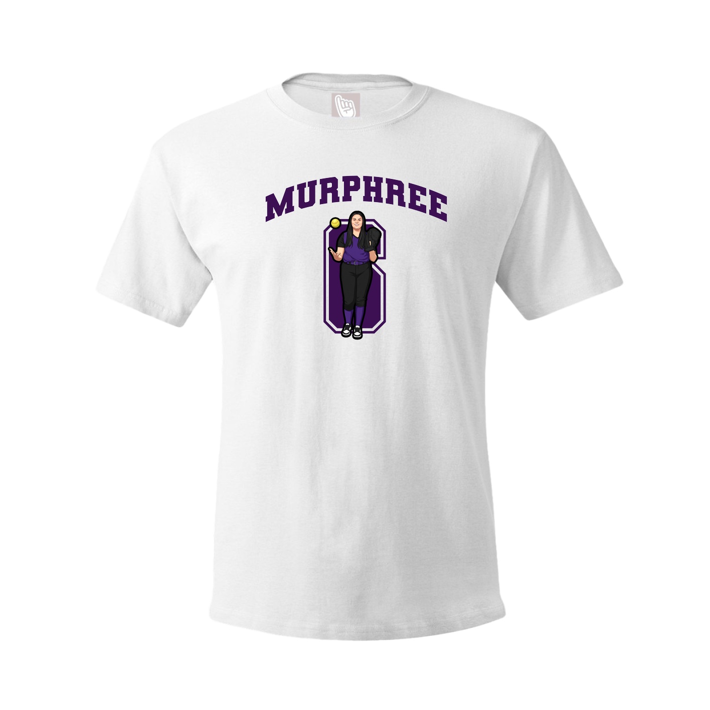 Tee — Number in White