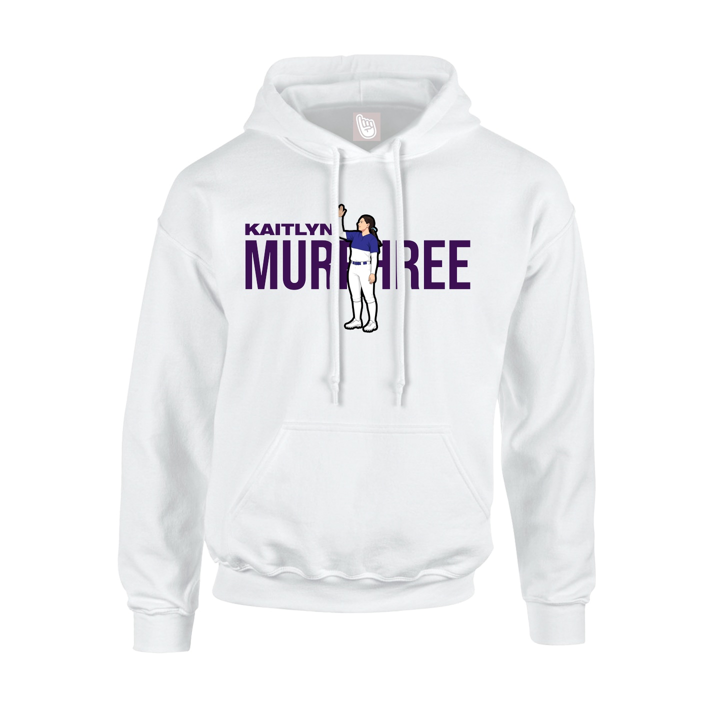 Hoodie — Player Name in White