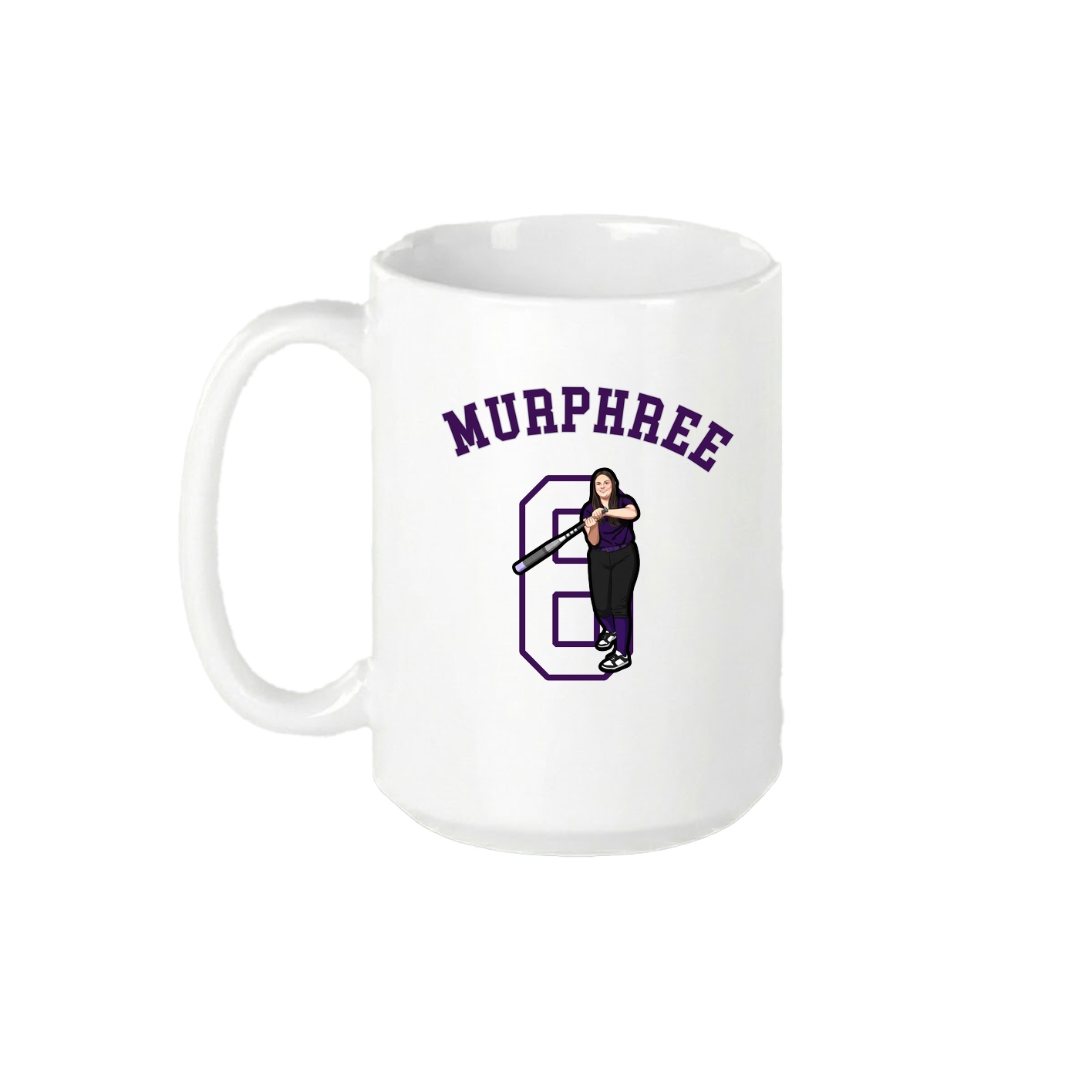 15oz Coffee Mug — Shirsey Arch in White