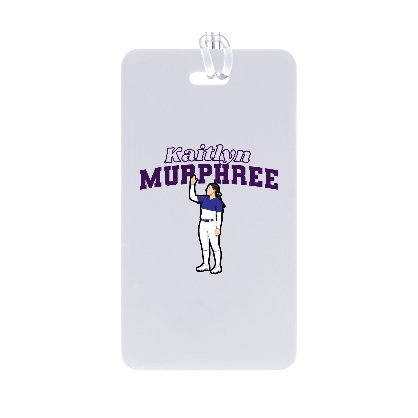 Bag Tag — Name Arch in Classic