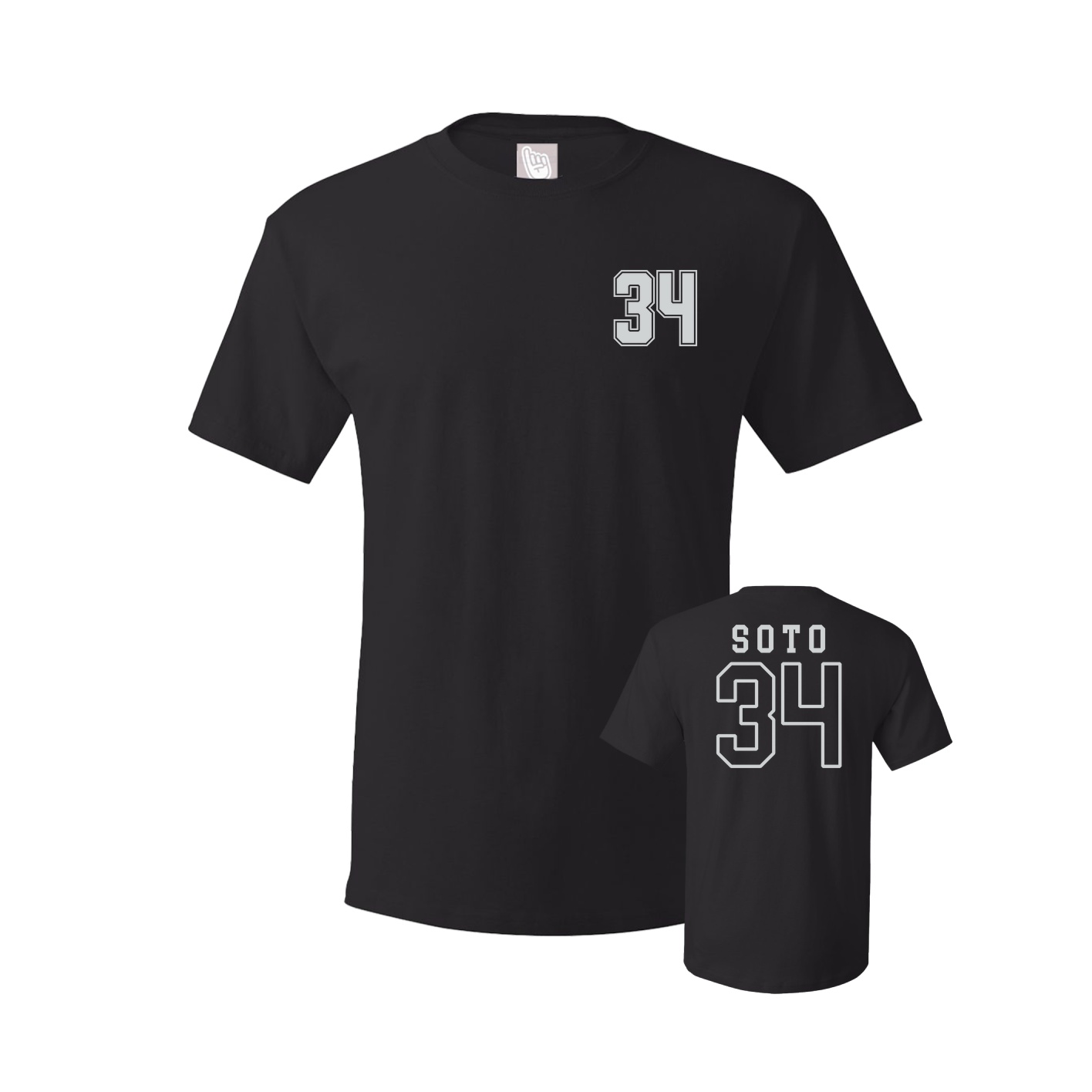 Youth Tee — Chest Back in Black