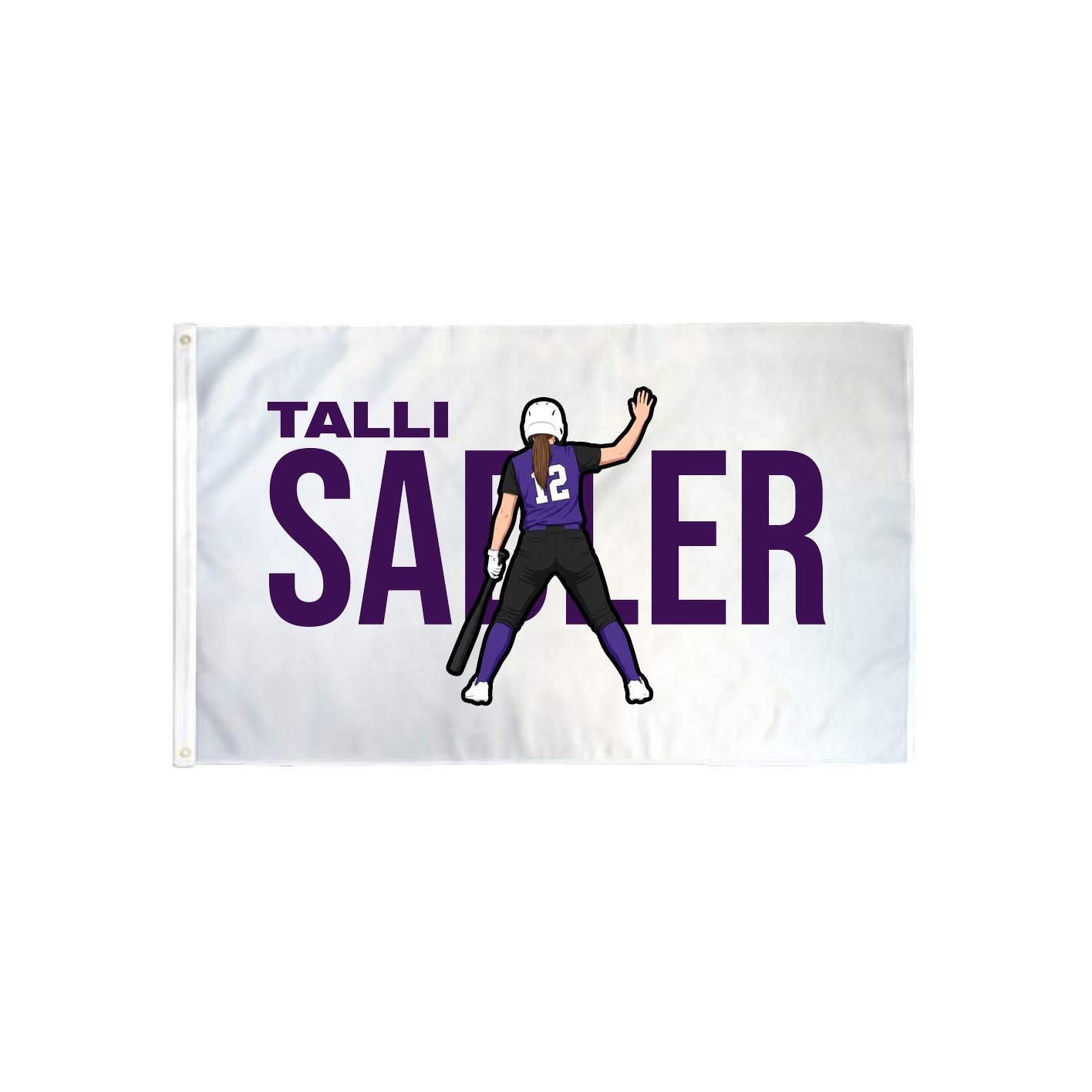 3x5 Flag — Player Name in Classic