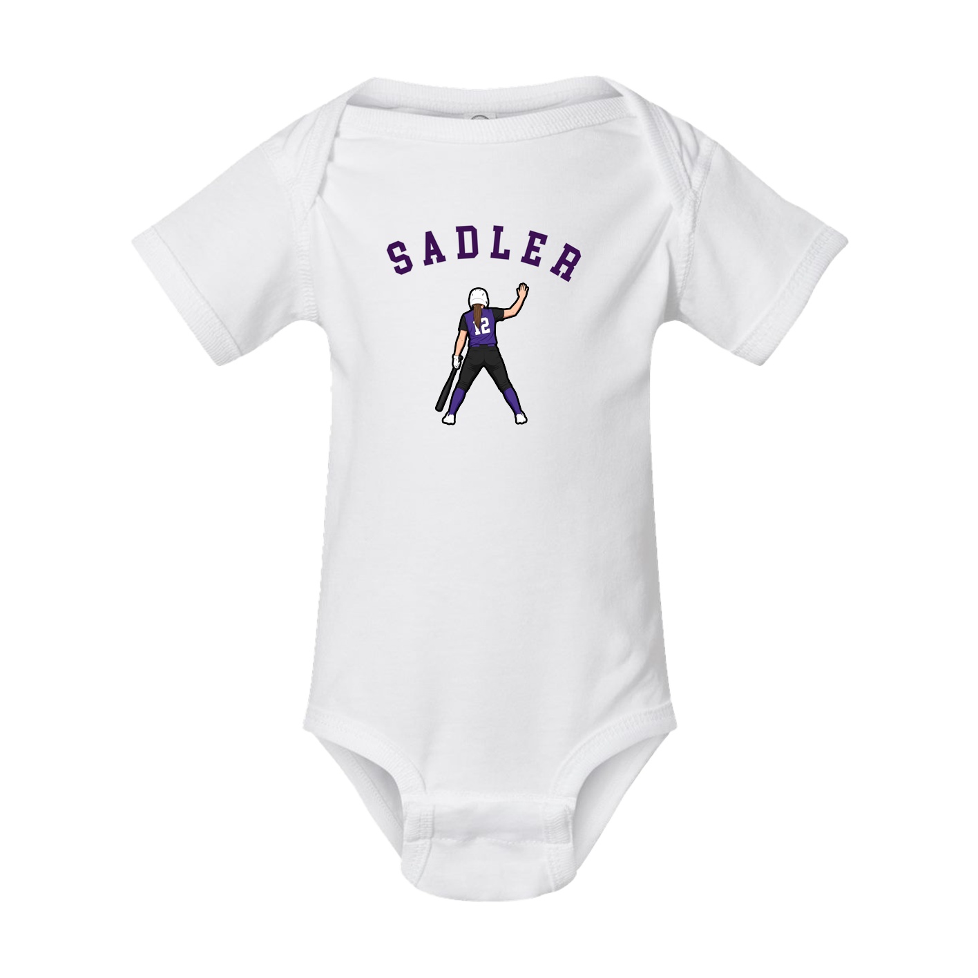 Baby Onesie — Shirsey Arch in White