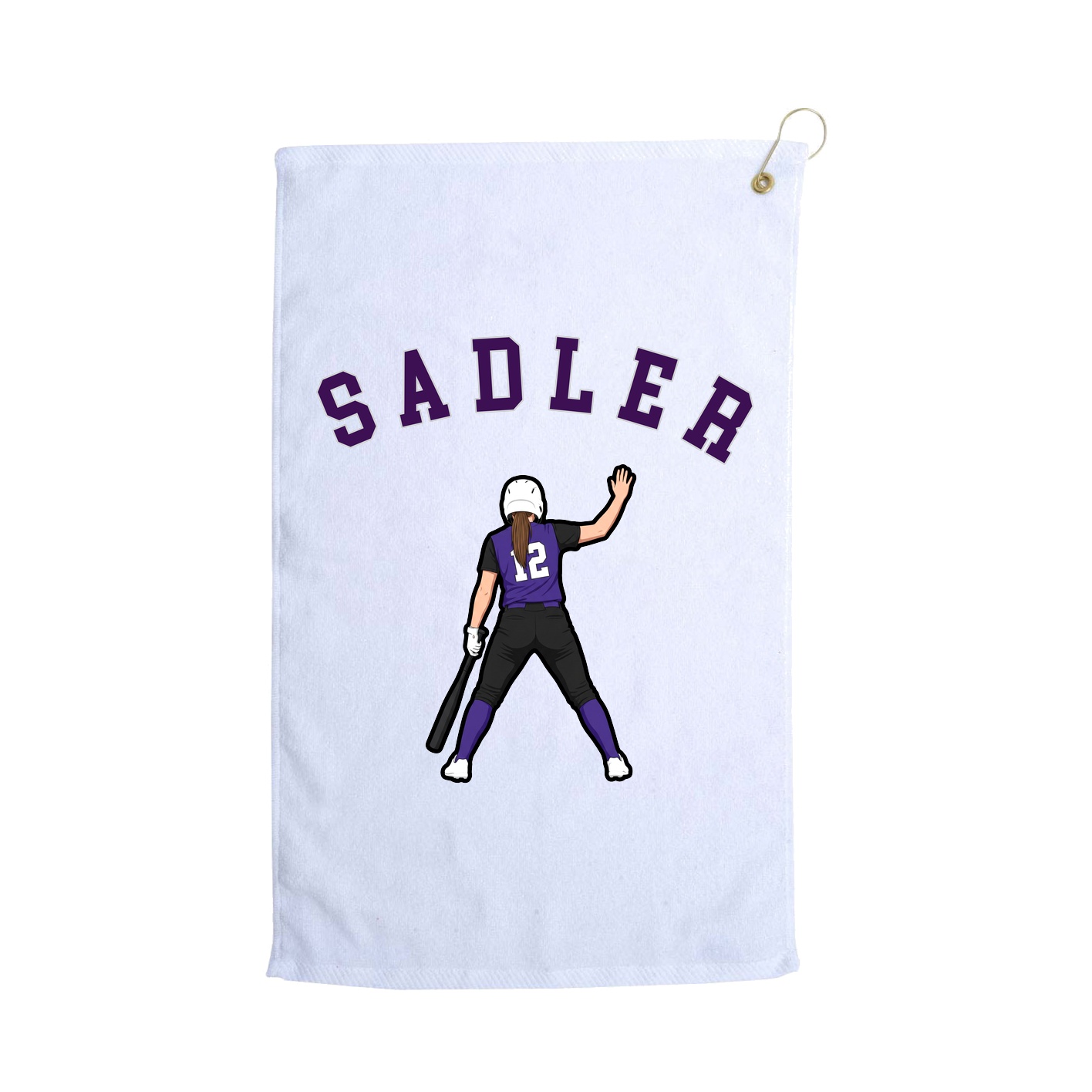 Golf Towel — Shirsey Arch in White