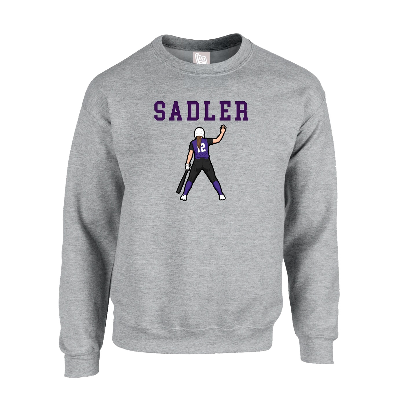 Fleece Crew — Shirsey in Grey