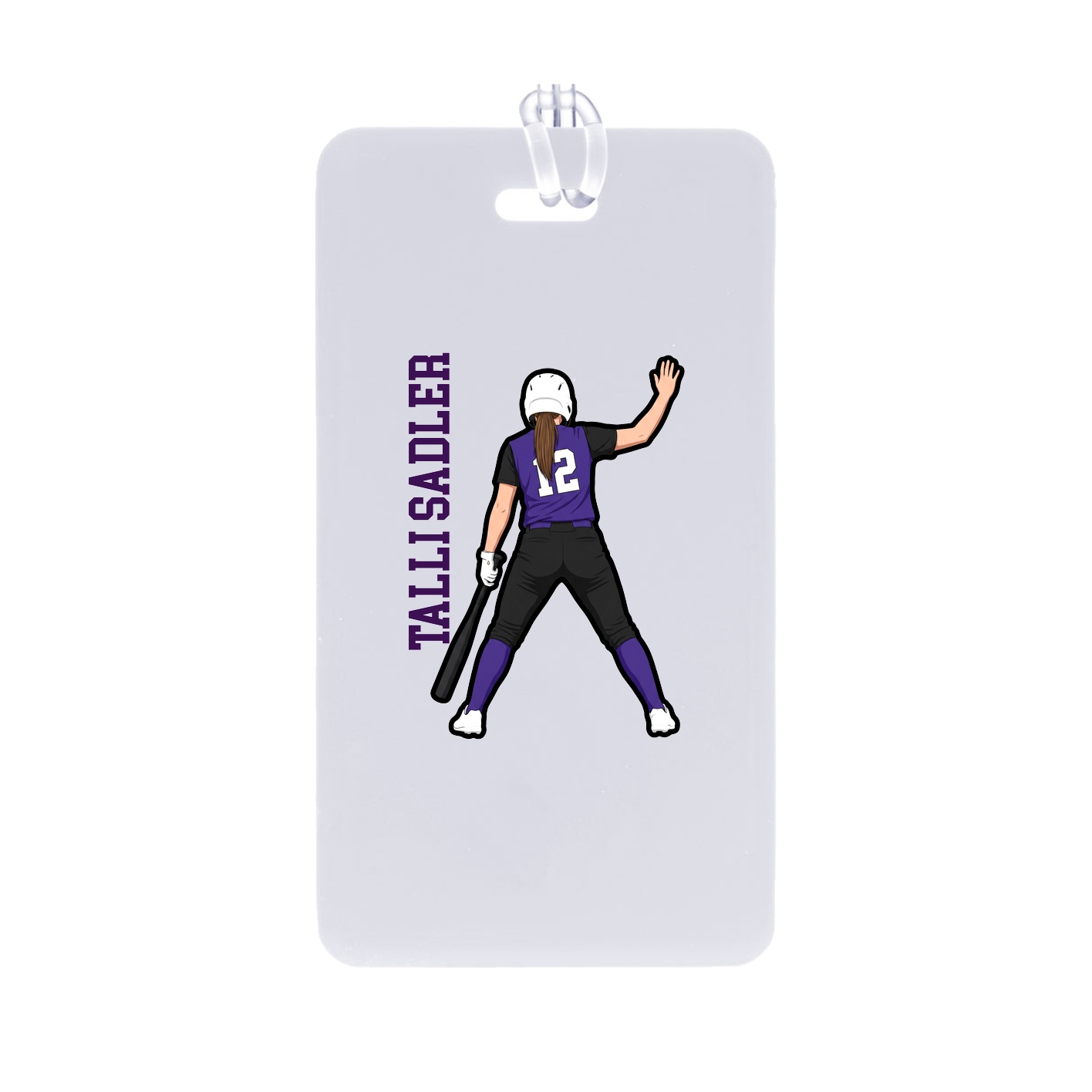 Bag Tag — Name Vertical in Classic