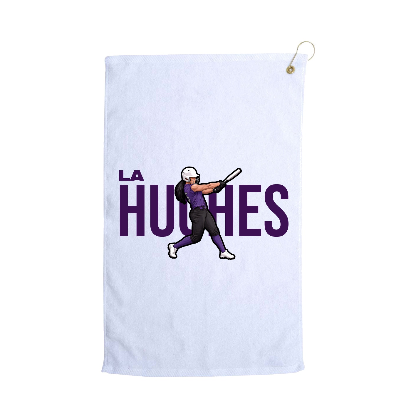 Golf Towel — Player Name in White