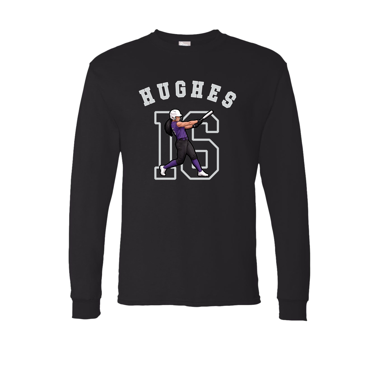 Long Sleeve Tee — Shirsey Arch in Black