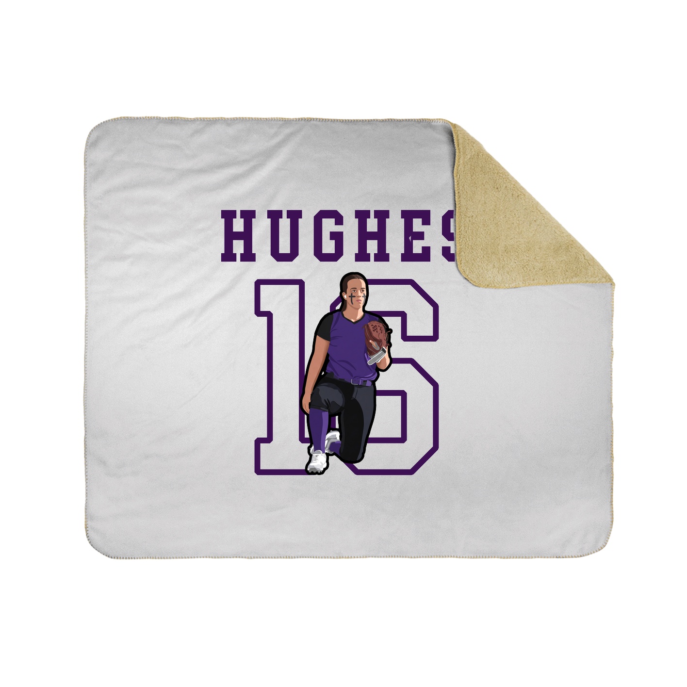 Throw Blanket — Shirsey in White