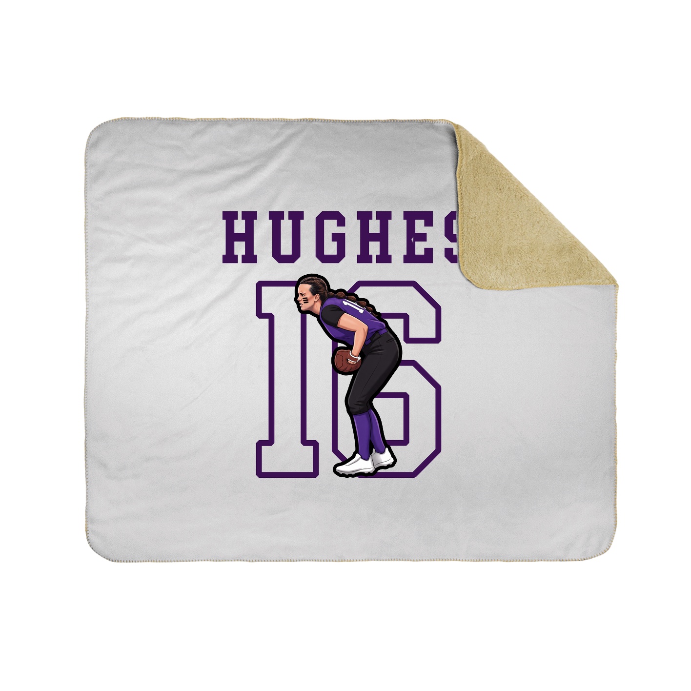Throw Blanket — Shirsey in White