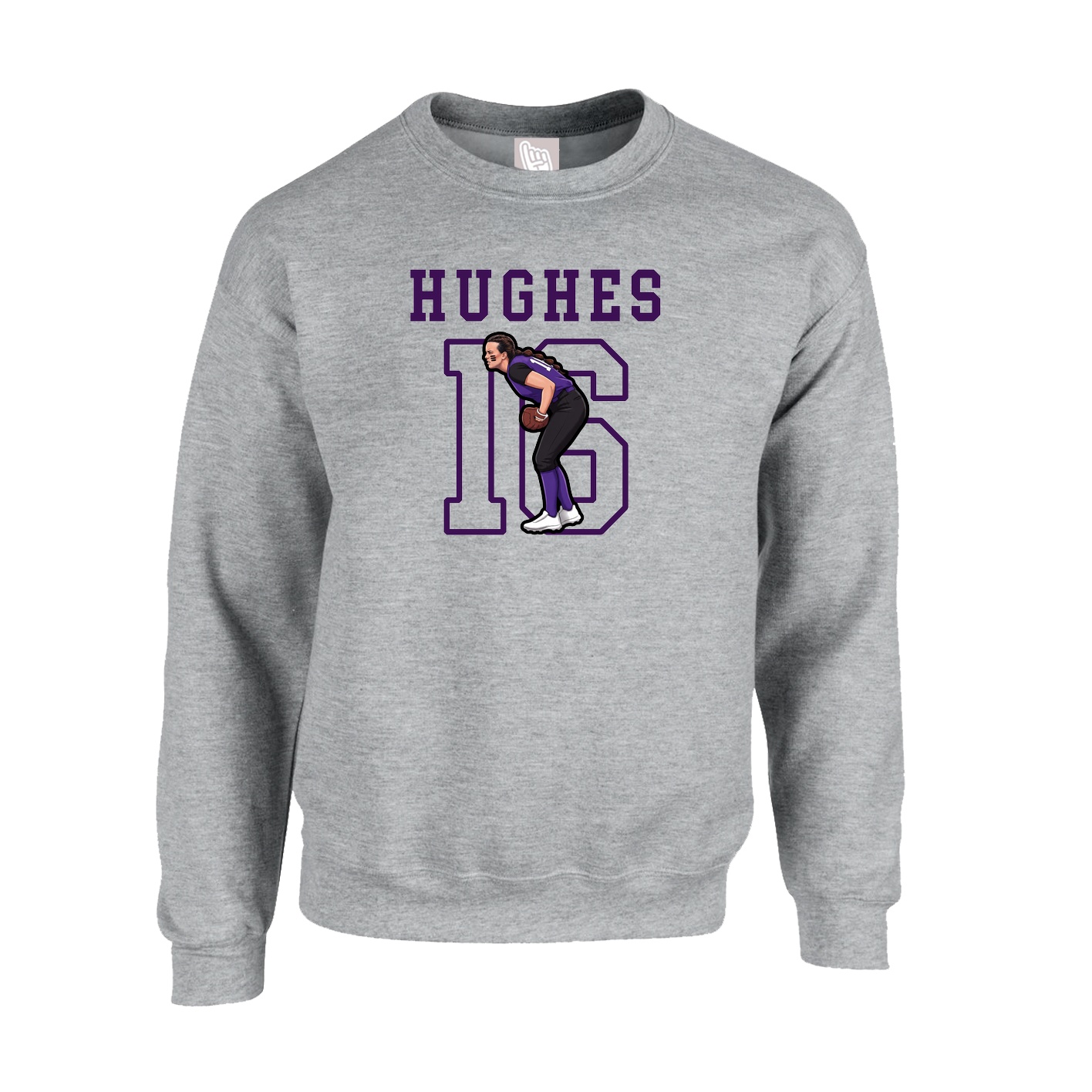 Fleece Crew — Shirsey in Grey