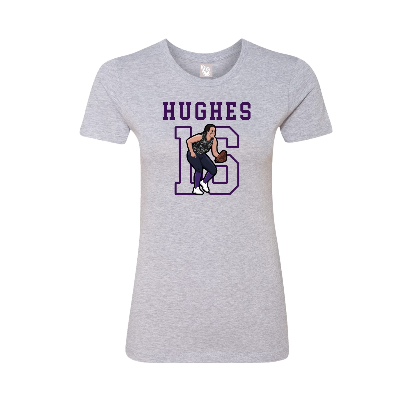 Fitted Women's Tee — Shirsey in Grey