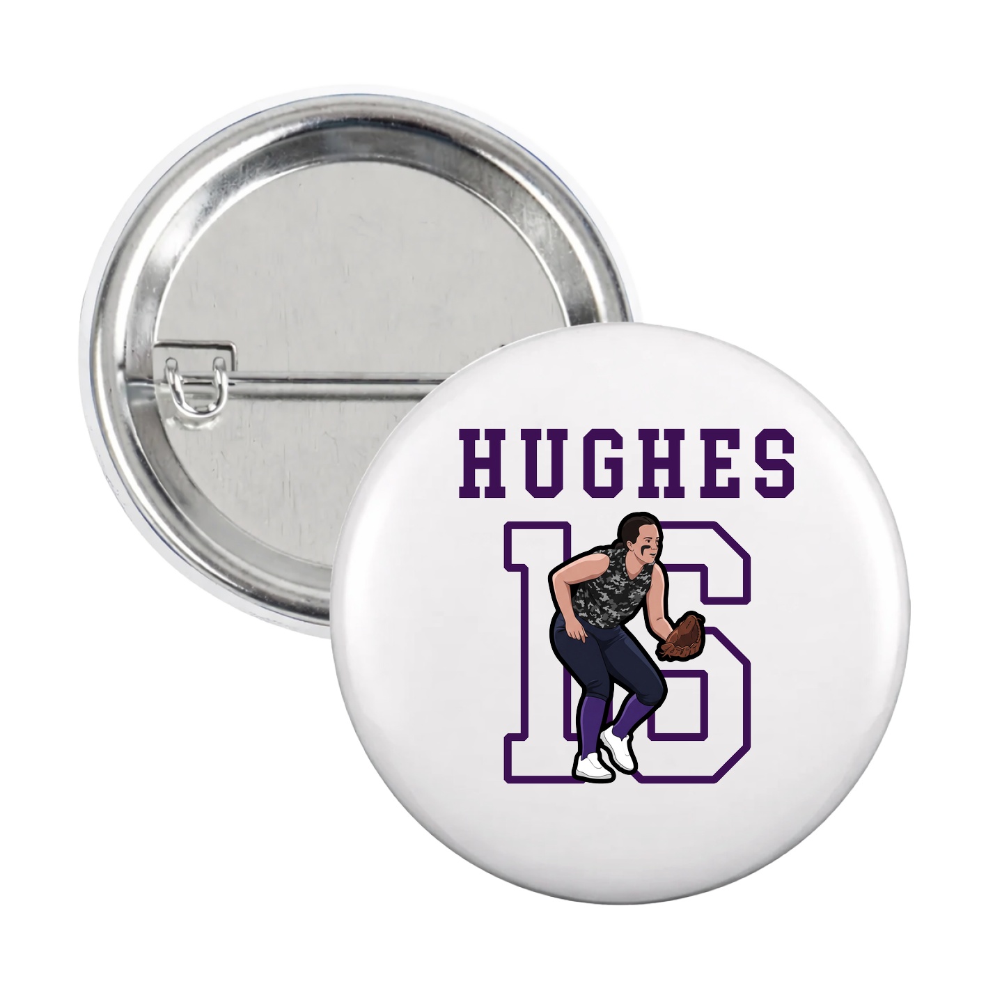 Game Day Button — Shirsey in White