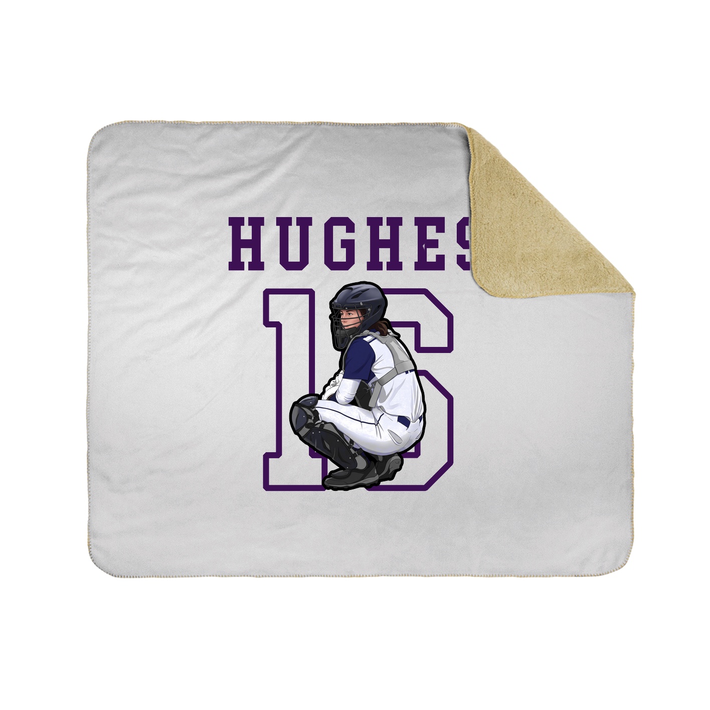 Throw Blanket — Shirsey in White