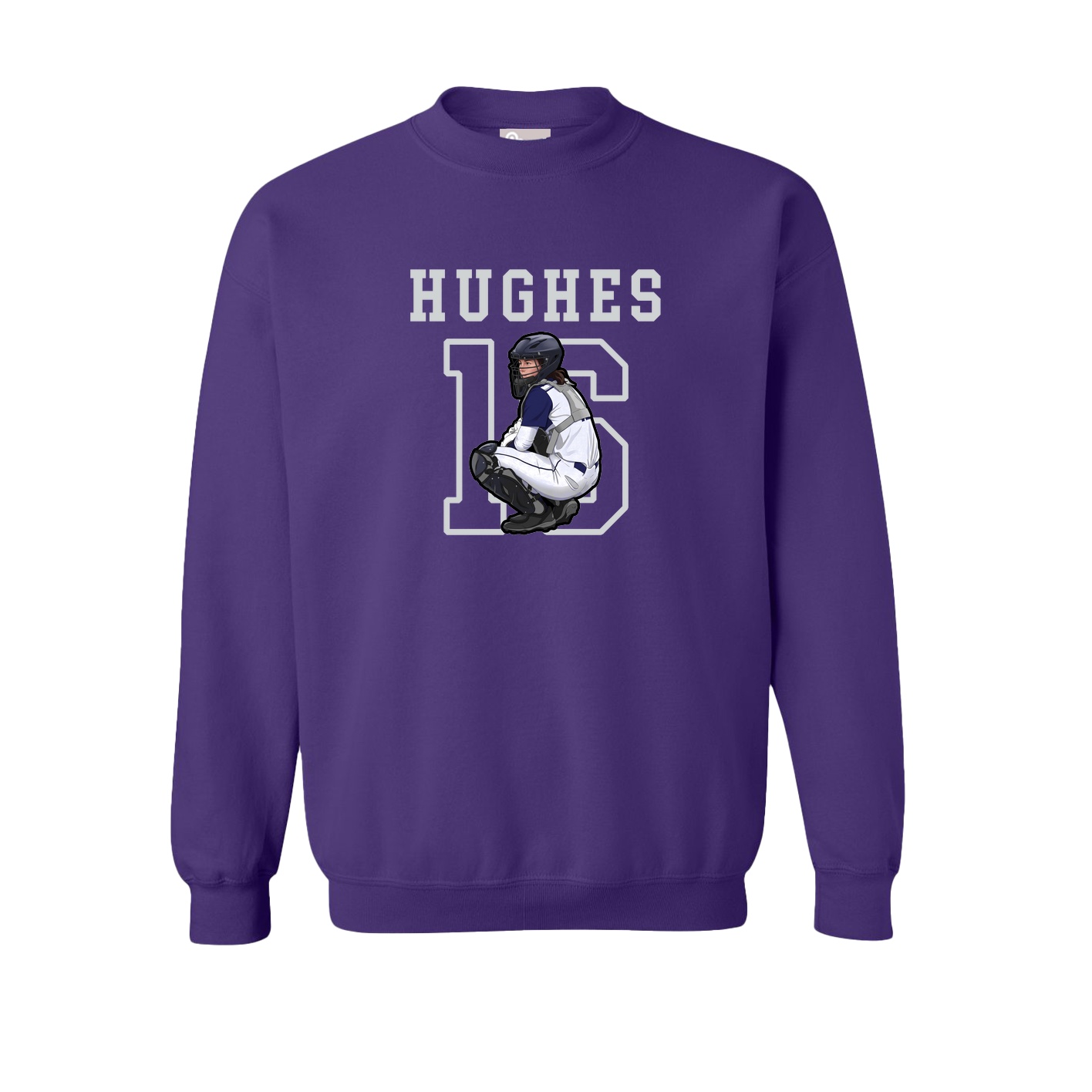 Fleece Crew — Shirsey in Purple
