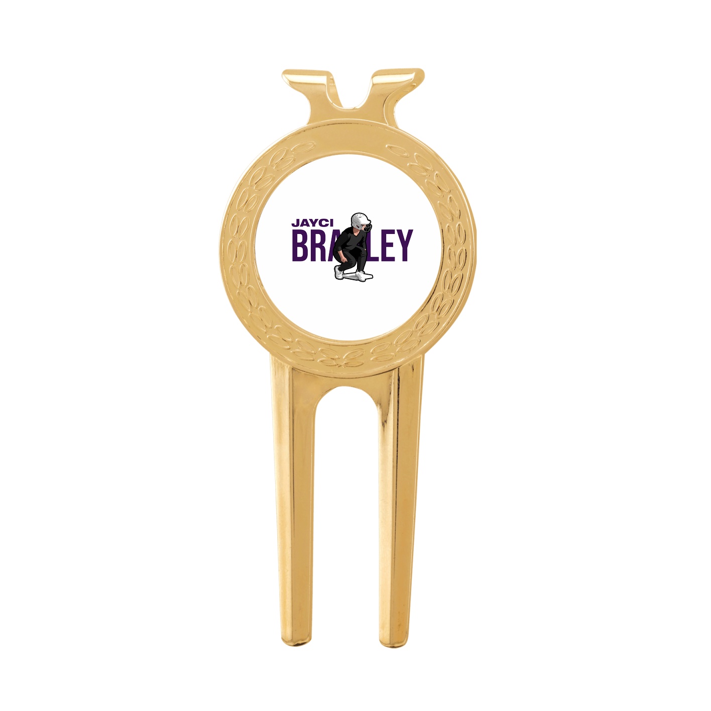 Divot Tool with Ball Marker — Player Name in Classic