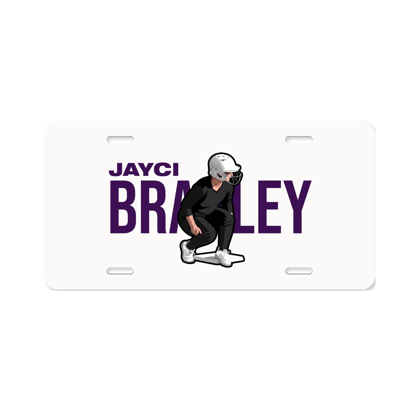 License Plate — Player Name in Classic
