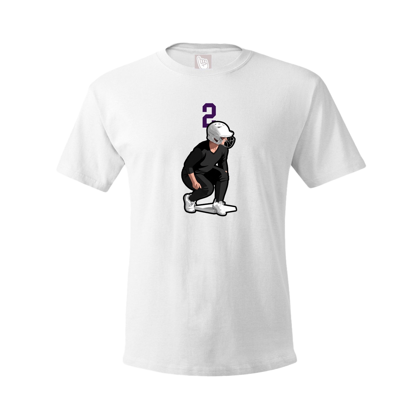 Tee — Number Top in White