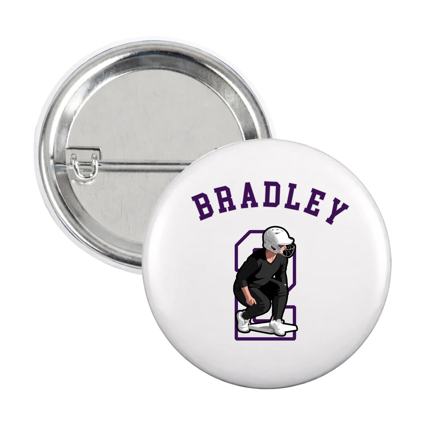 Game Day Button — Shirsey Arch in White