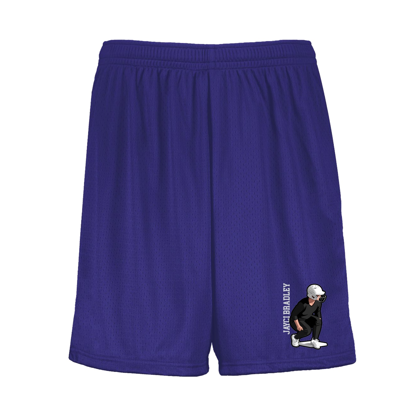 Shorts — Name Vertical in Purple