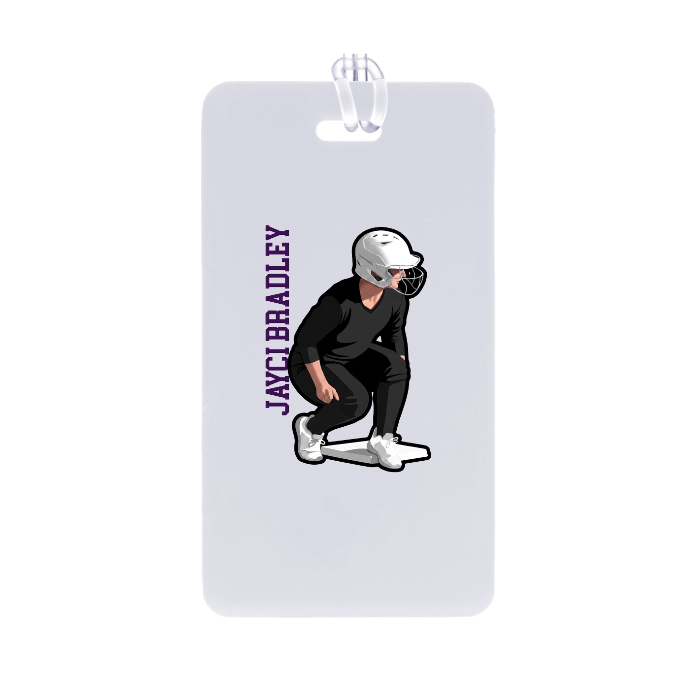 Bag Tag — Name Vertical in Classic