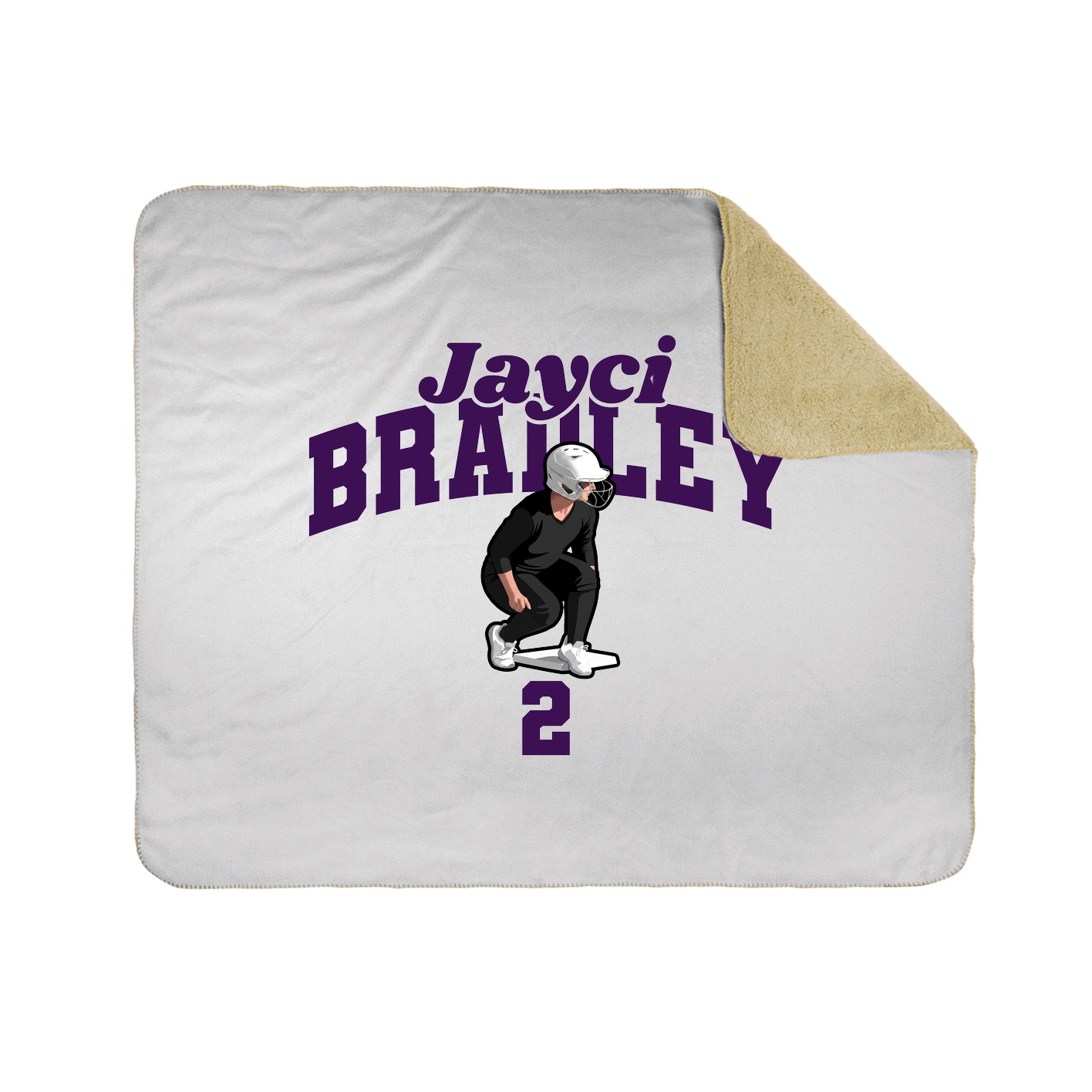 Throw Blanket — Signature Arch in White