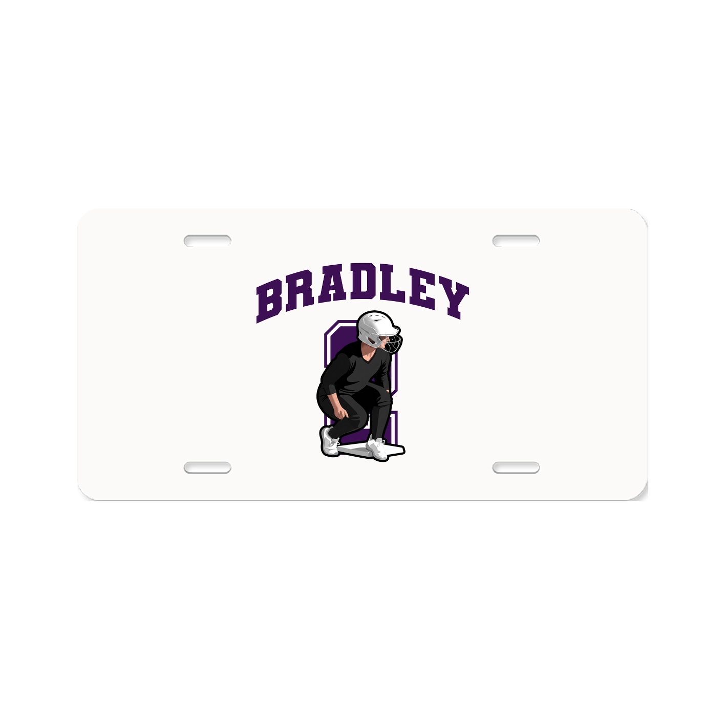 License Plate — Number in Classic